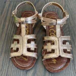 Sam Edelman Gigi Girls Sandals - Rose Gold - Size 3